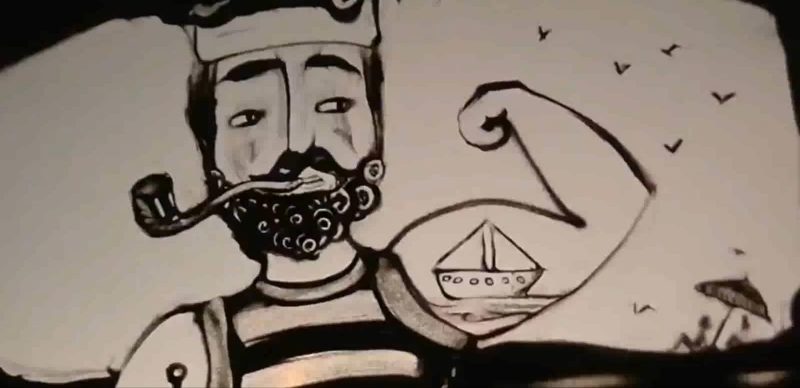 Sand Animation Nadia Ischia Sand Artist